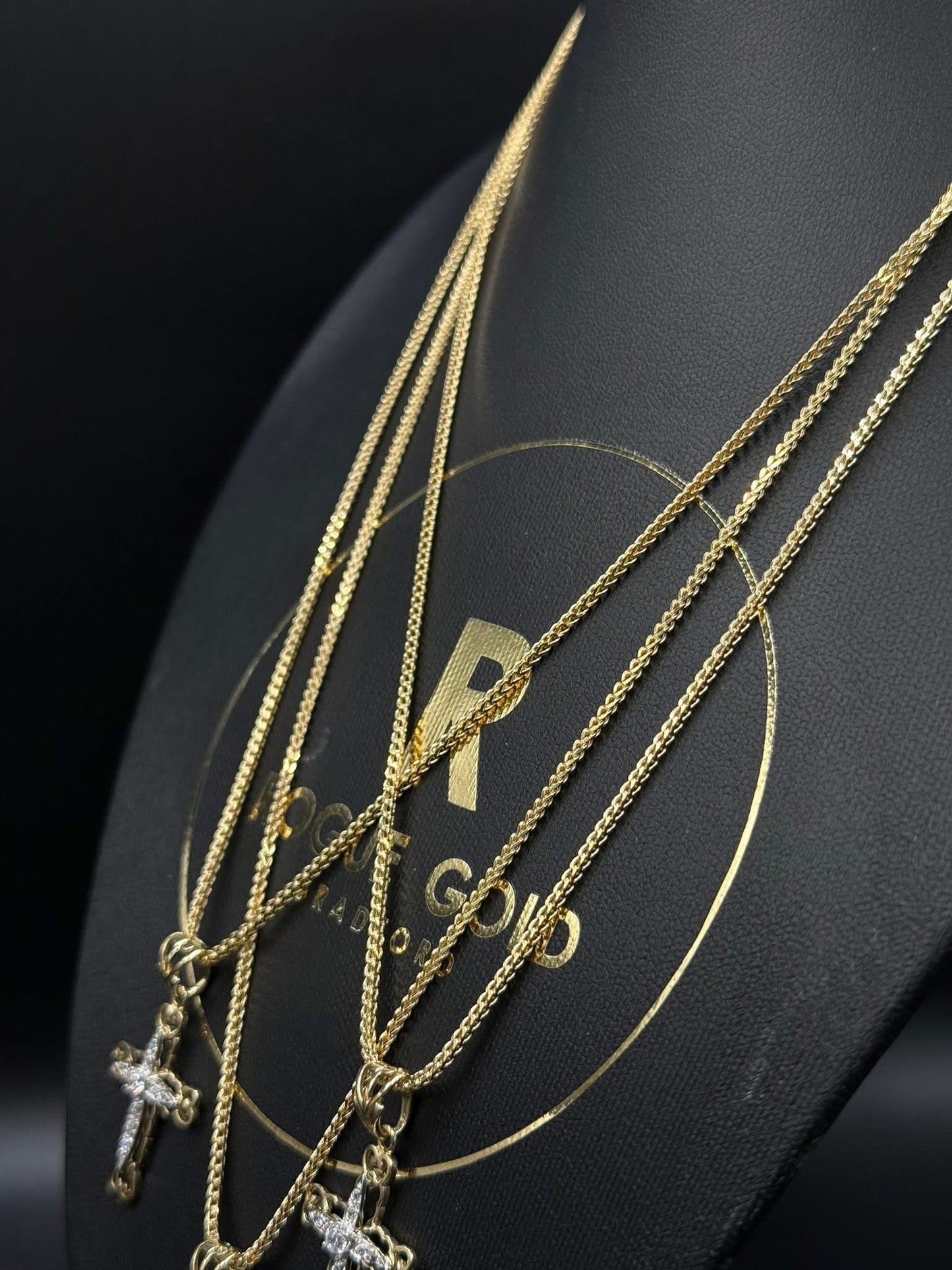 FILIGREE AND FRANCO SET 9Ct