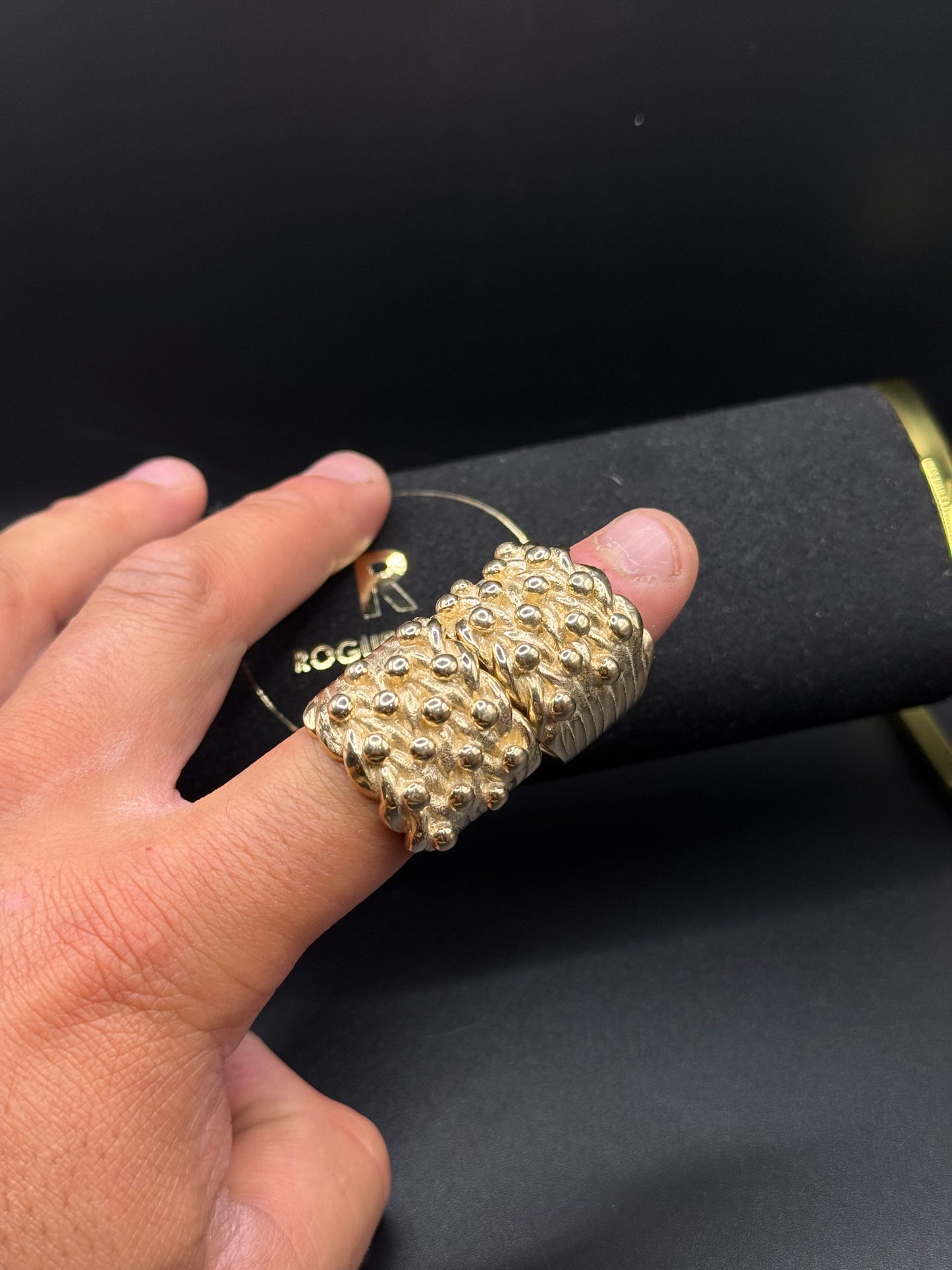 KEEPER RING SIZE X/Y - 9CT