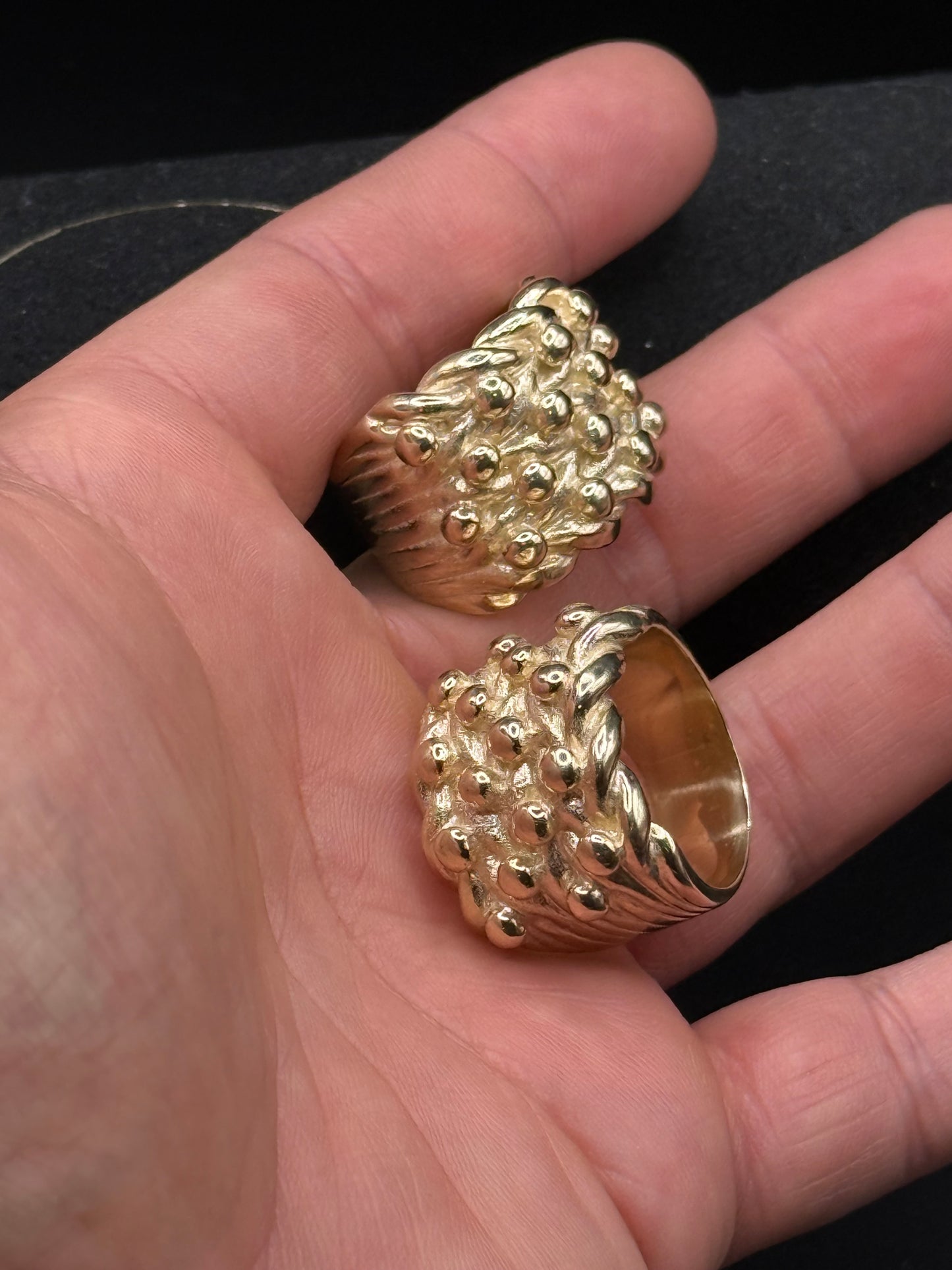 KEEPER RING SIZE X/Y - 9CT