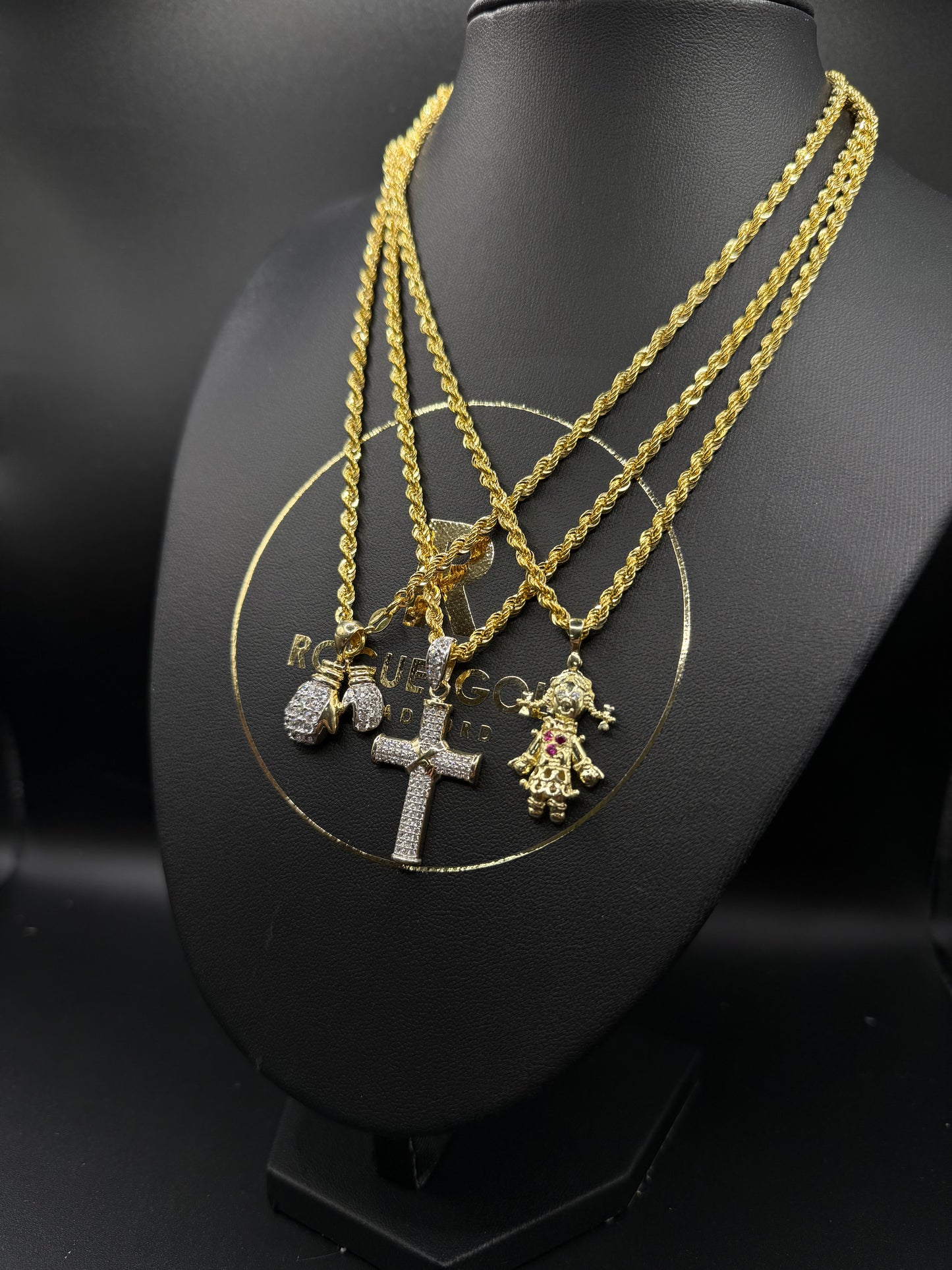 16” ROPE PENDANT SET (Choice of 3)