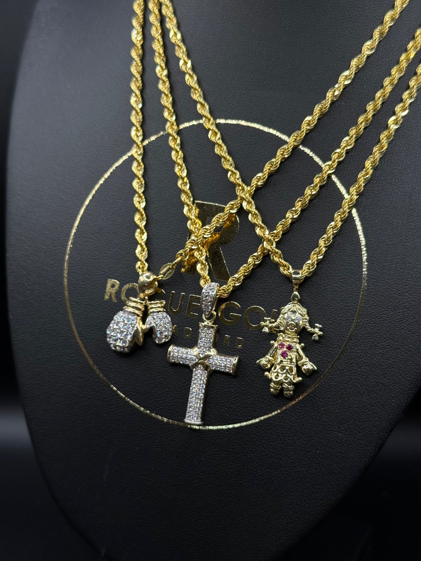 16” ROPE PENDANT SET (Choice of 3)