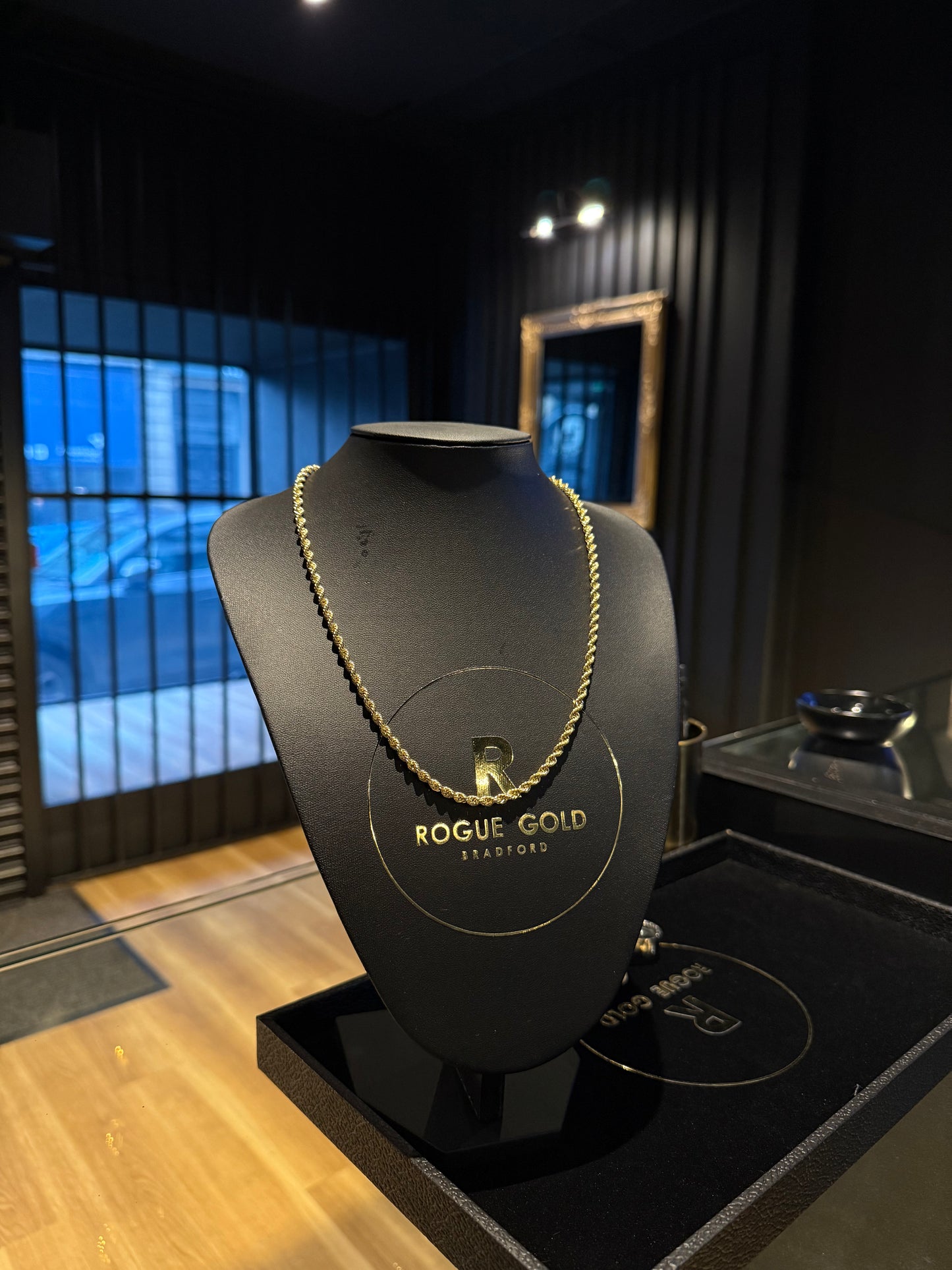 20” 4MM ROPE CHAIN SEMI SOLID 9CT