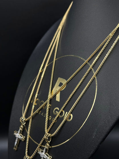 FILIGREE AND FRANCO SET 9Ct