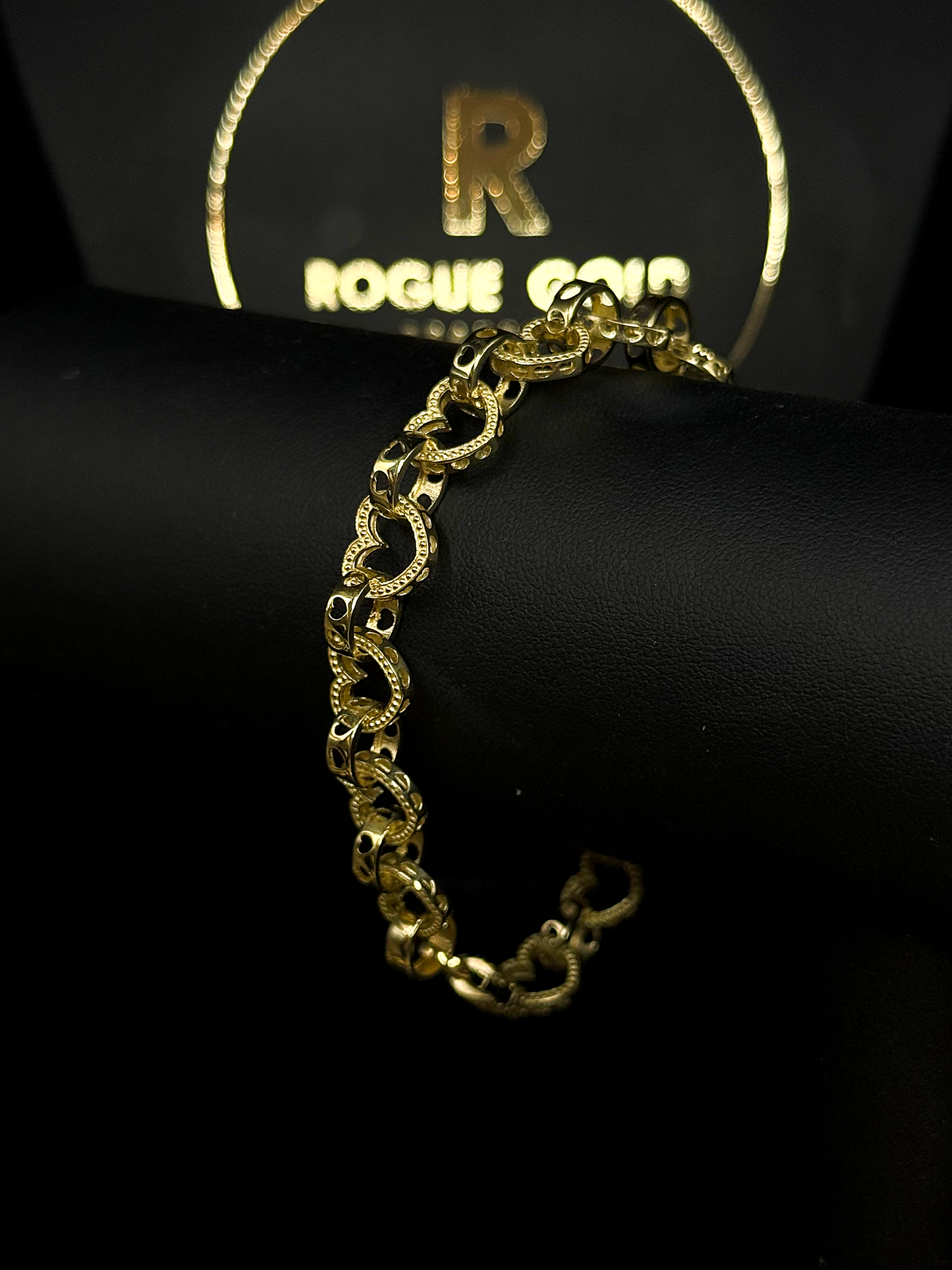 6.5” Kids Heart Bracelet