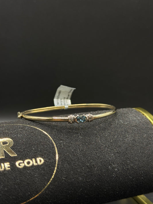 LADIES BANGLE ‘TOPAZ’ 9CT