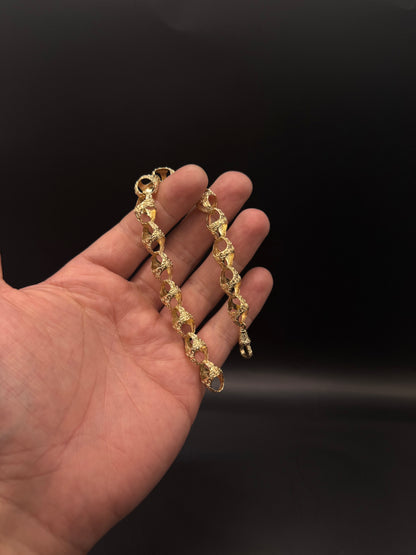 9.5” 13MM ACORN BRACELET