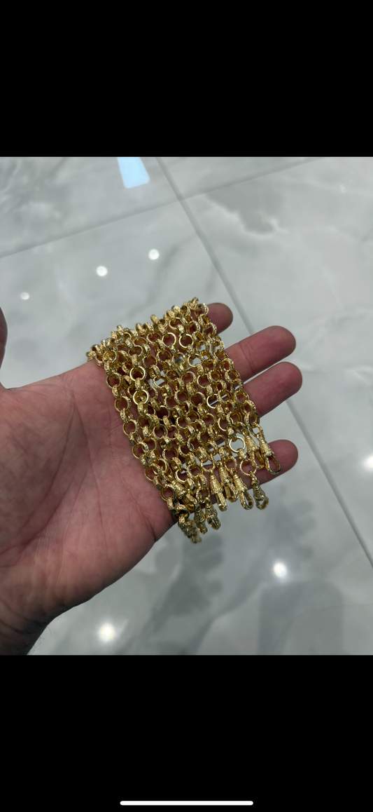 6.6” Belcher Bracelet 9Ct Gold