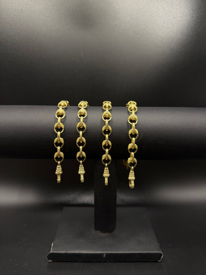 6.5” 8mm KIDS TULIP 9CT GOLD