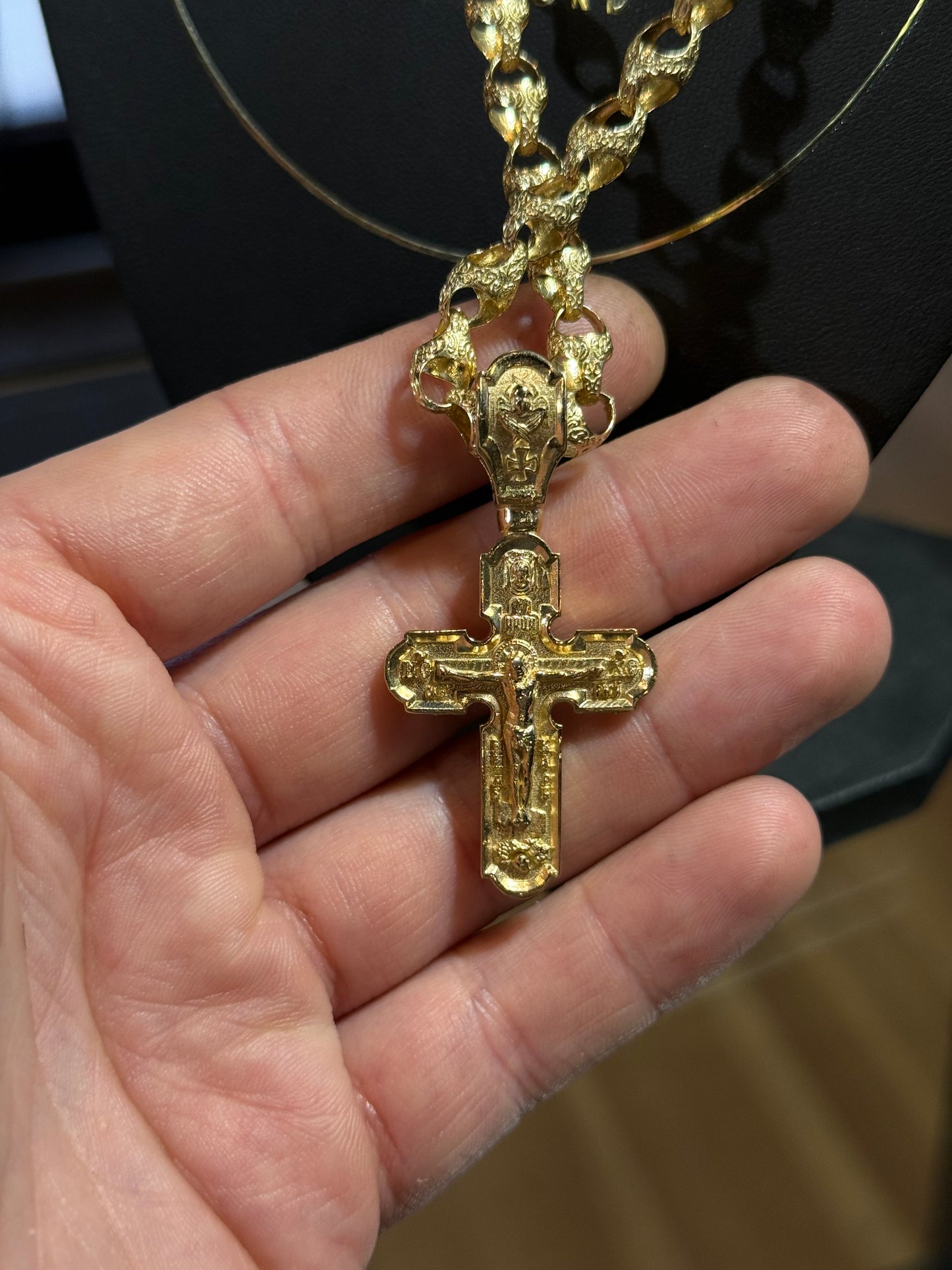 ORTHADOX CRUCIFIX CROSS 9CT