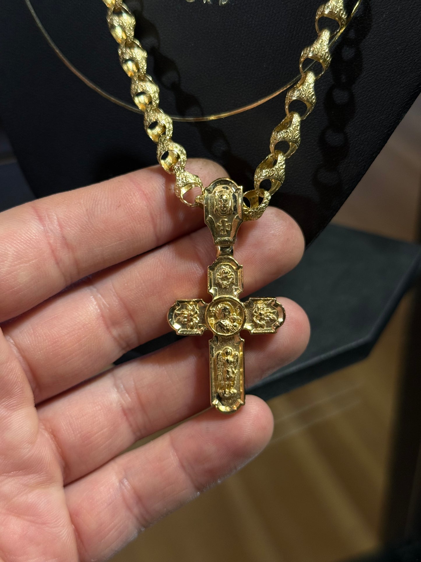 ORTHADOX CRUCIFIX CROSS 9CT