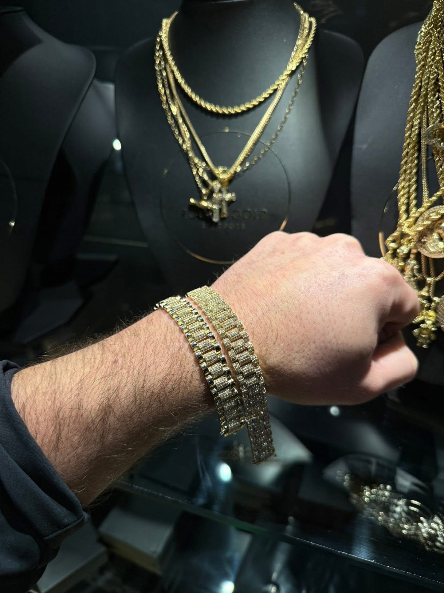 5” KIDS PRESIDENTIAL / ROLEX 9CT CZ 13g #RG005