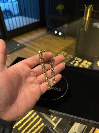 5.5” 7MM BELCHER BRACELET 9ct
